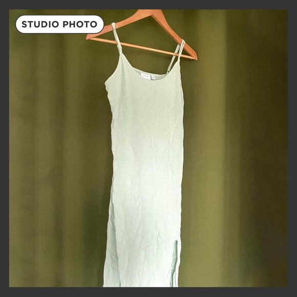 Asos Midi Dress, Green, Size 4 - Picture 5 of 5